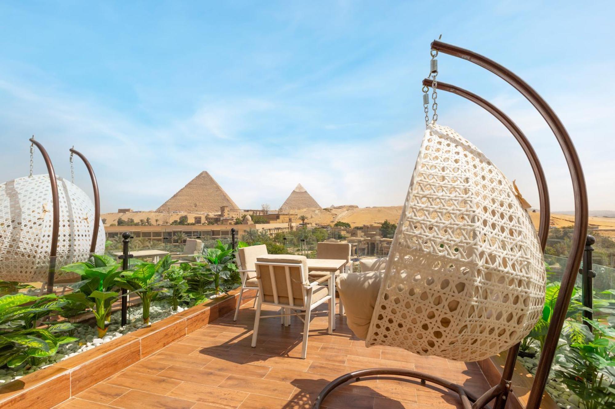 Kafret el-Gabal Gaia Pyramids Hotel מראה חיצוני תמונה