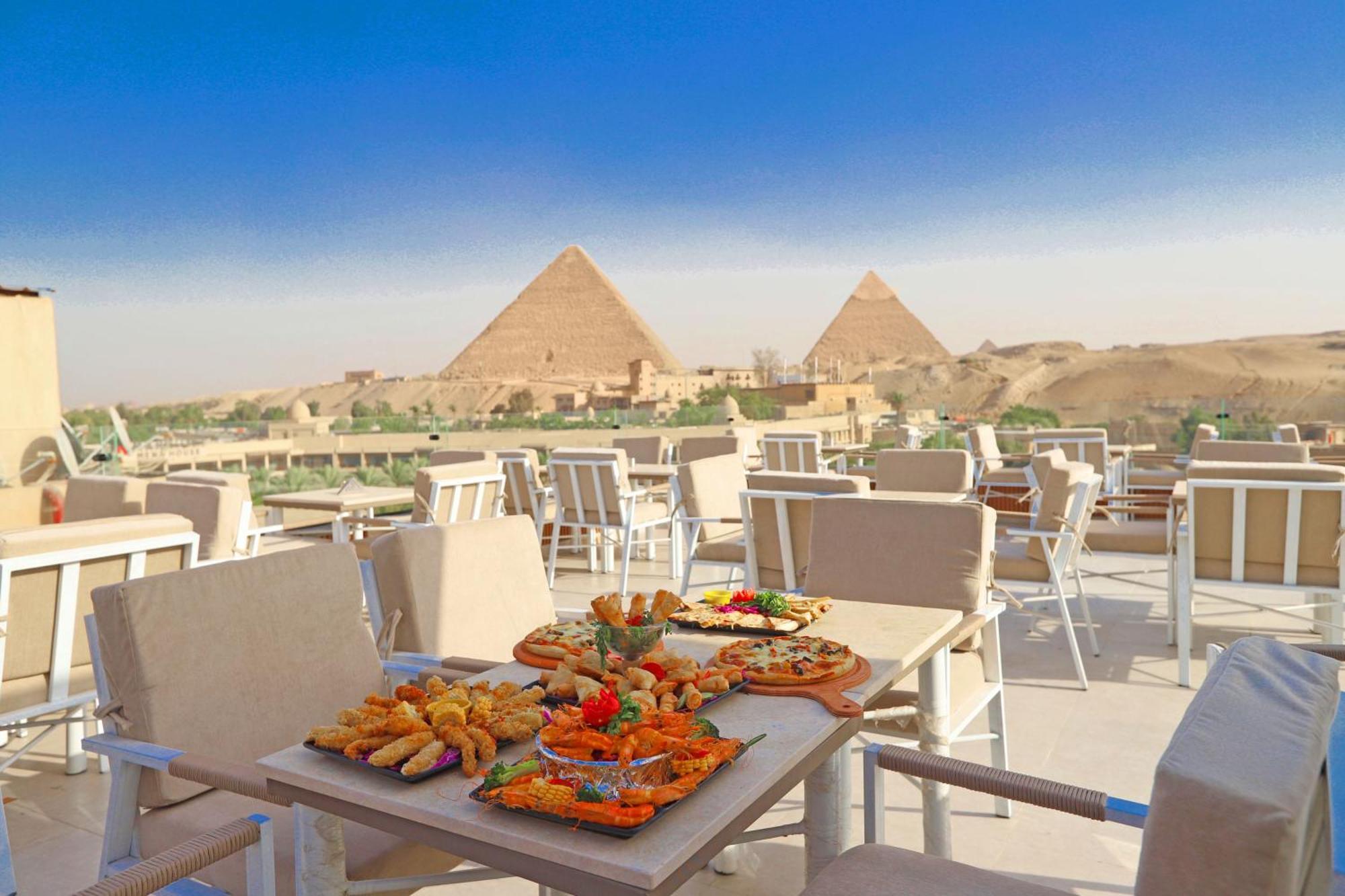 Kafret el-Gabal Gaia Pyramids Hotel מראה חיצוני תמונה