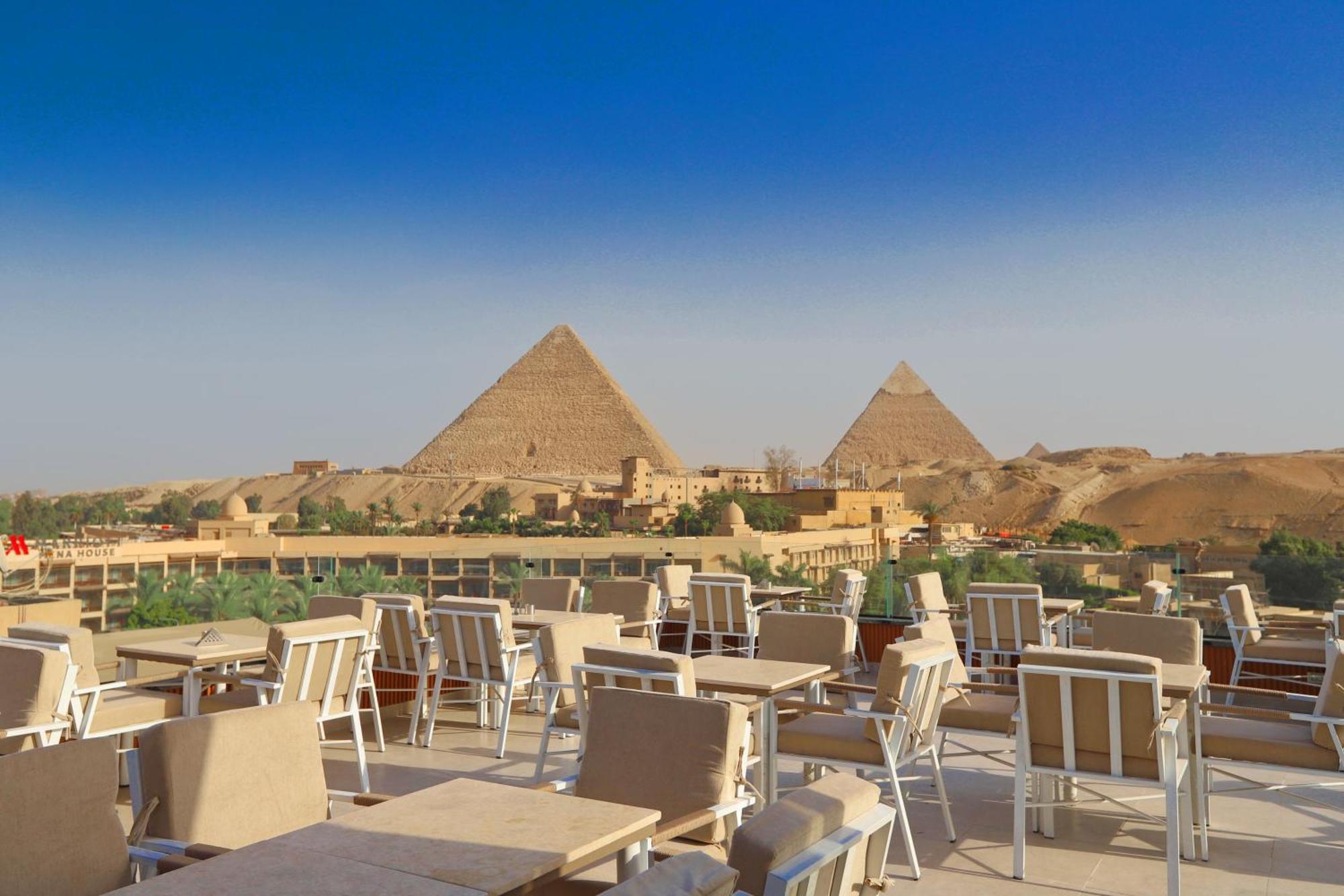 Kafret el-Gabal Gaia Pyramids Hotel מראה חיצוני תמונה